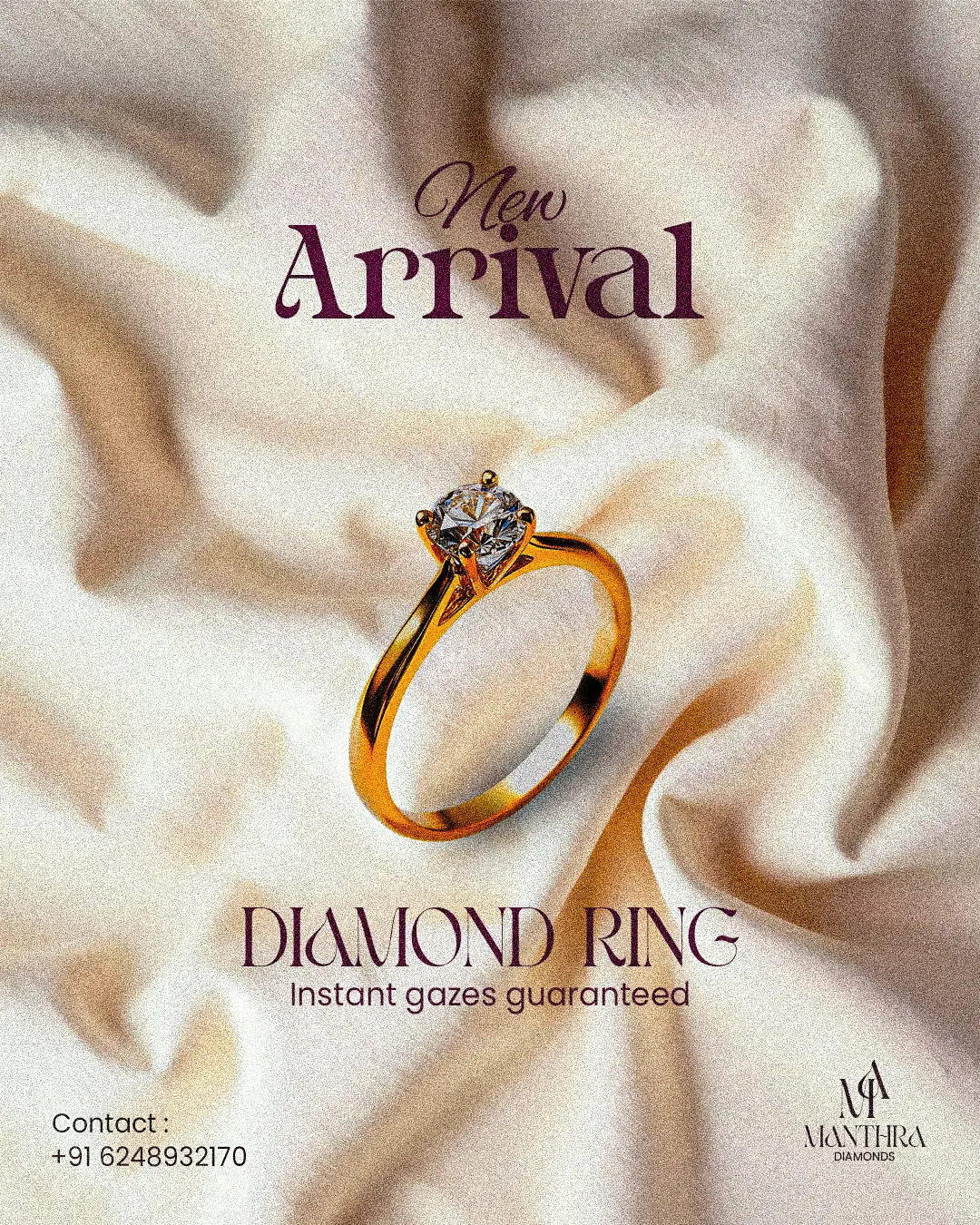 Ring diamond poster